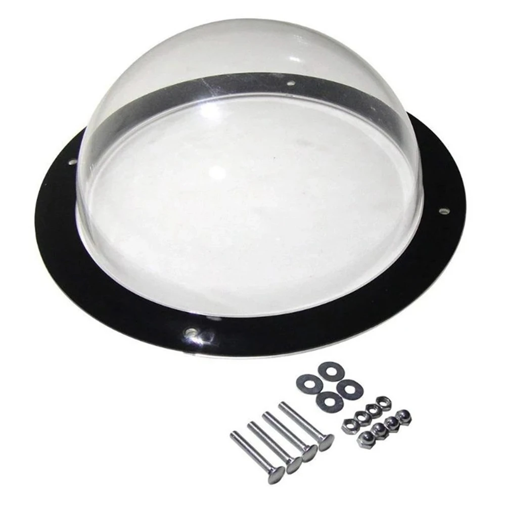 AA25 Dog Window for Fence Acrylic Clear View Dome Bubble Window Dog Dome Window Cat Pets Dome Pet Window