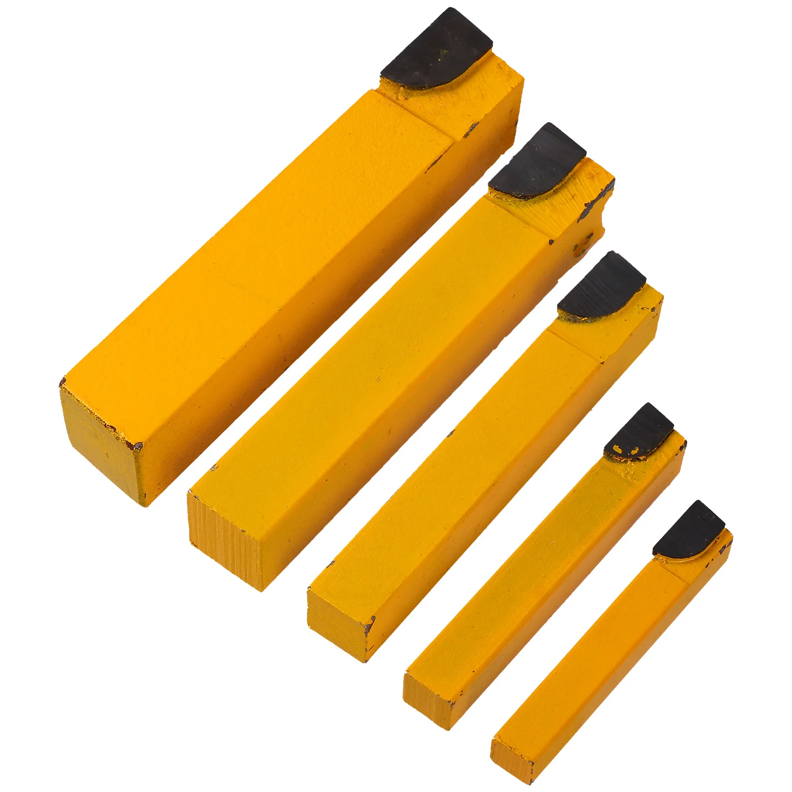 1Set di utensili per tornitura in metallo duro Set di frese per tornio per brasatura durevole Set di punte per tornio in metallo ad alta resistenza all'usura e alle alte temperature Saldatura pratica