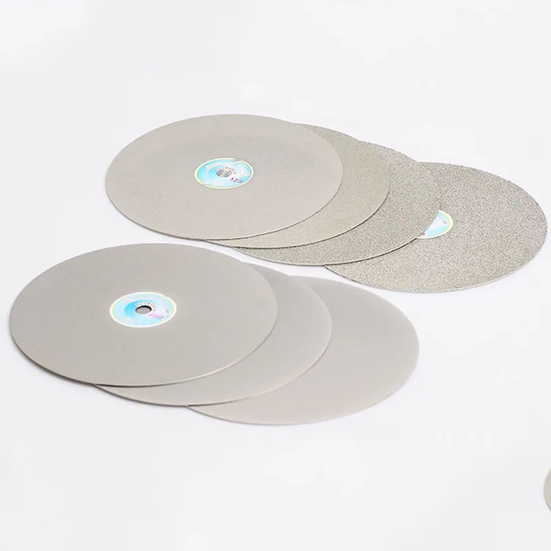 6/8/10 بوصة قرص تلميع الماس شقة اللفة طحن عجلة القرص اليشم كريستال حجر الزجاج لفات أداة 46 ~ 3000 حصى #5