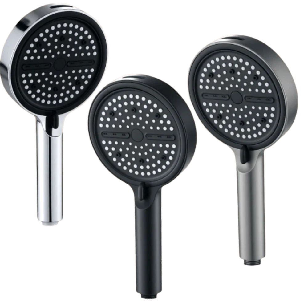 Big Panel Design Handheld Shower Head Extra-Wide Large Panel Pressure-Boosting Structure Massage Shower Head