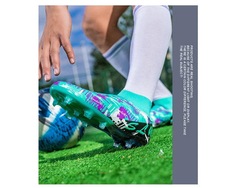 Professionelle Fußballschuhe Herren Fußballschuhe Society Fußballschuhe FG Ultraleichte Trainings-Fußballschuhe Outdoor-Sportschuhe – Detail 21