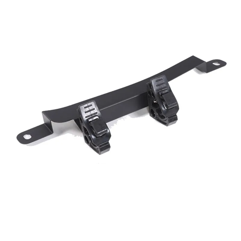 

For Mitsubishi ASX 2011-2018 Aluminum Alloy Black Car Under Seat Flashlight Holder Bracket Interior Car Accessories