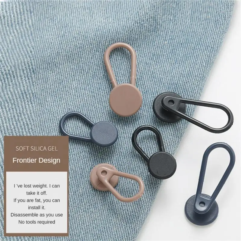 1/4/8/12Pcs 15mm 18mm Easy-Adjus No-Sew Jean Waist Extenders - Adjustable Pants Button Expanders Adds 1-1.4 Inch Unisex