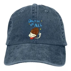 Yoshitomo Nara Damm It All Stuff Men Women Trucker Hat Distressed Denim Hats Cap Vintage Outdoor All Seasons Travel Hat