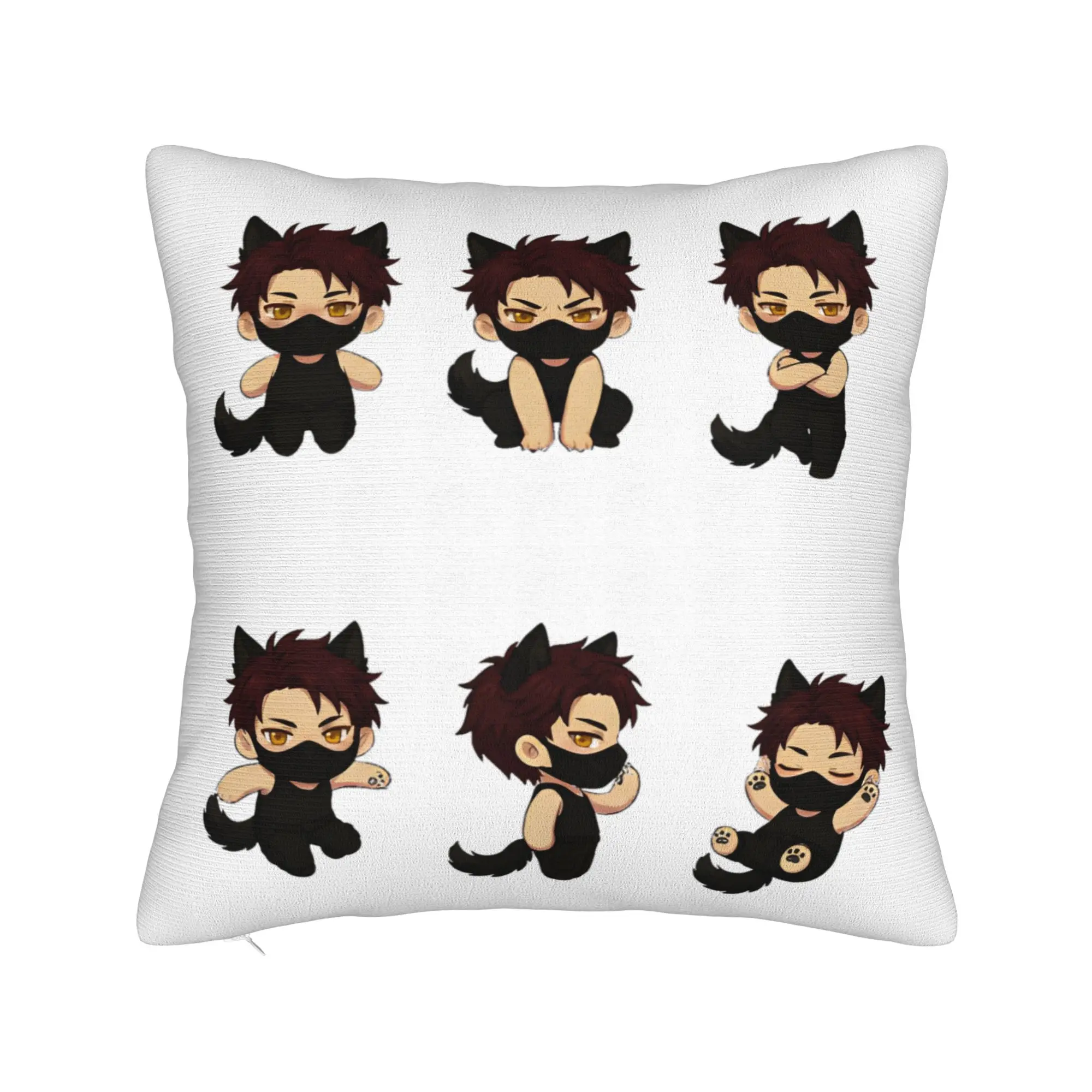 Game V-Valko L-Love and Deepspace Pillow Cover  Kawaii Pillow Case For Living Room Sofa Comfy Pillowcases Gift