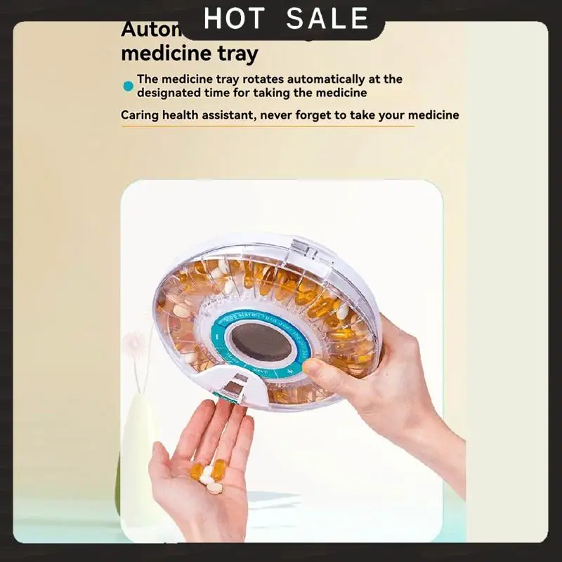 24-Hour Delivery Automatic Pill Dispenser Travel Pill Container Holder For Medication, Vitamins, And Supplements For Vitamin Sup