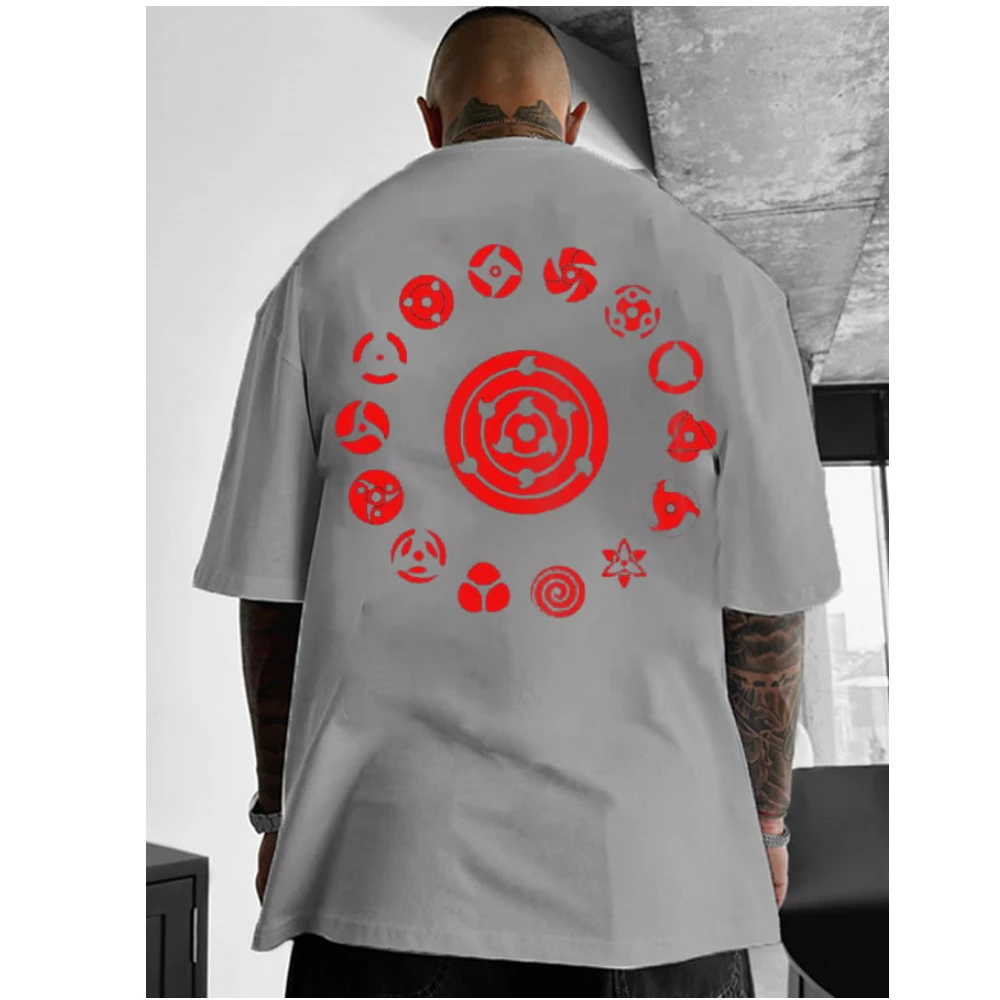 Anime 3D Patterns Print Tees Summer Simple Casual Street Short Sleeve Clothing Male Fashion Oversize O-Neck Tops New Men's T-Shi image 4