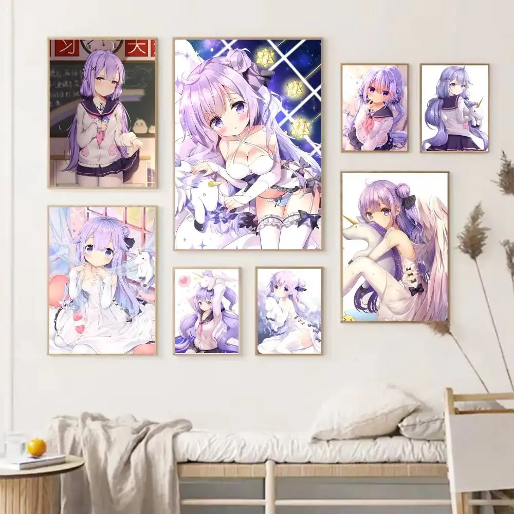 Game Azur Lane Unicorn Posters HD Print Vintage Wall Art Decor for Home Study Room