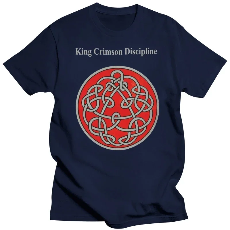 King Crimson-camiseta negra para hombre color negro 2024 NEW Men's cloting Short Sleeve Tees y2k tops fugees