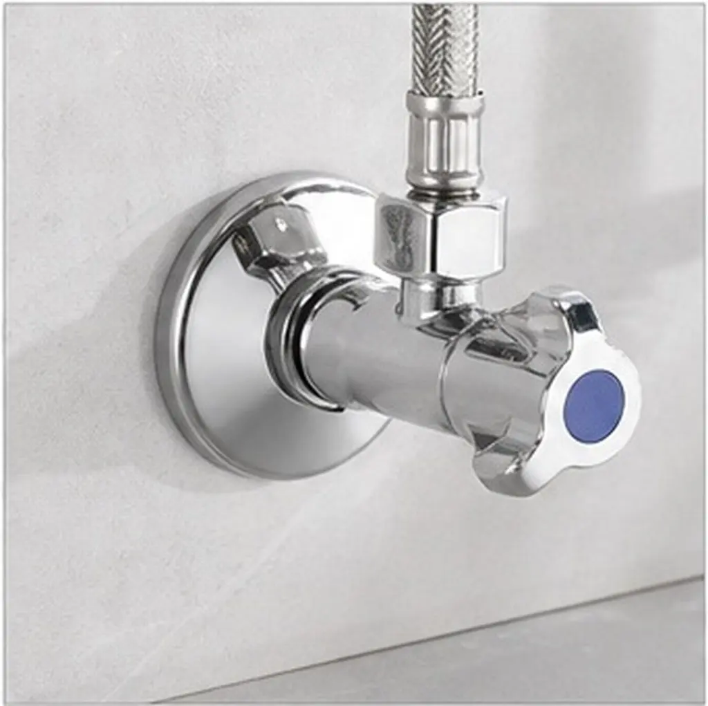 3Pcs Water Faucet Valve Trim Plates Round Plastic Metal Pipe Cover Hole Lid Decorative Flange Cover for Kitchen Bathroom
