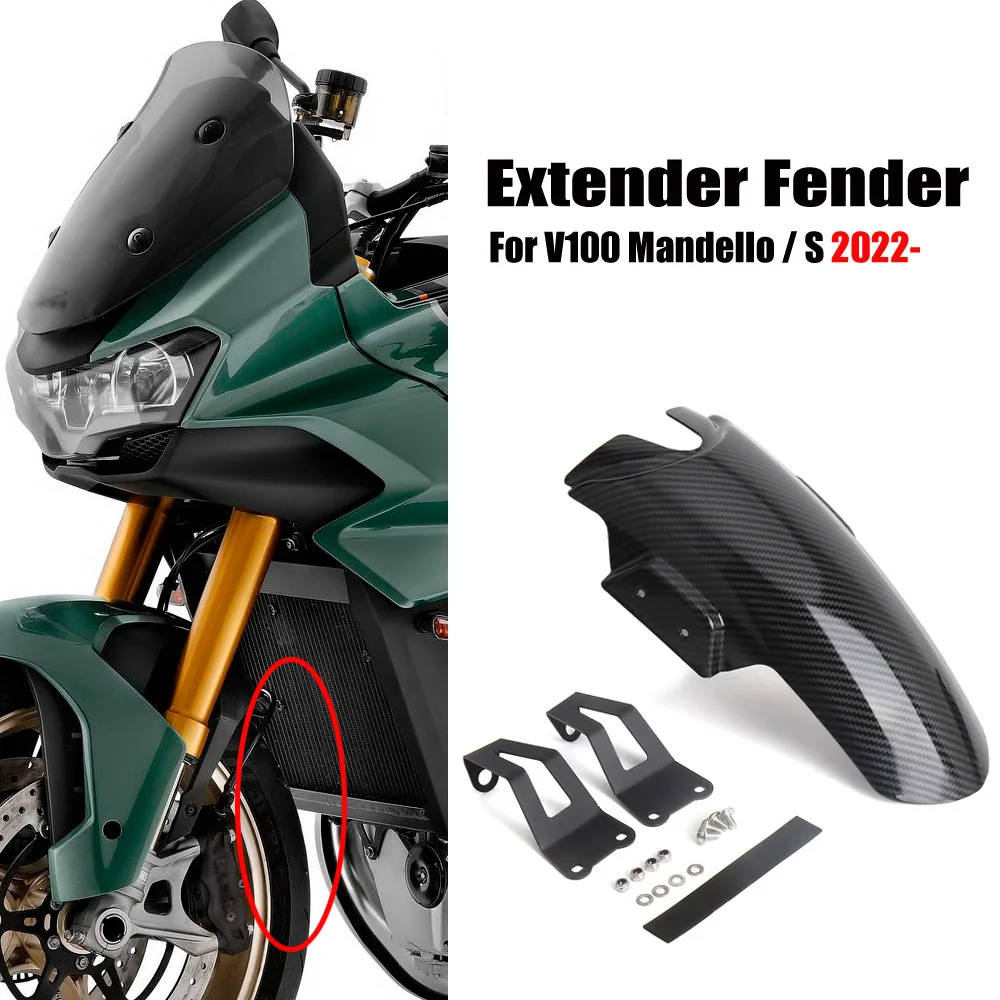 

New Motorcycle Front Wheel Fender Cover Mud Splash Guard Mudguard For Moto Guzzi V100 Mandello 2022 2023 V100 MANDELLO S