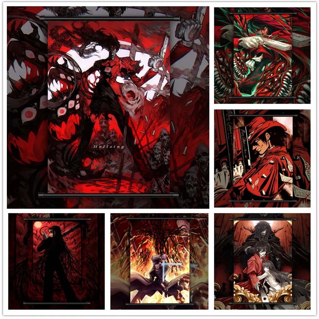 Hellsing Alucard Prints Wall Art Wall Decor Picture for Home Decoration Canvas Painting Posters Living Kids Room Decor No Frame