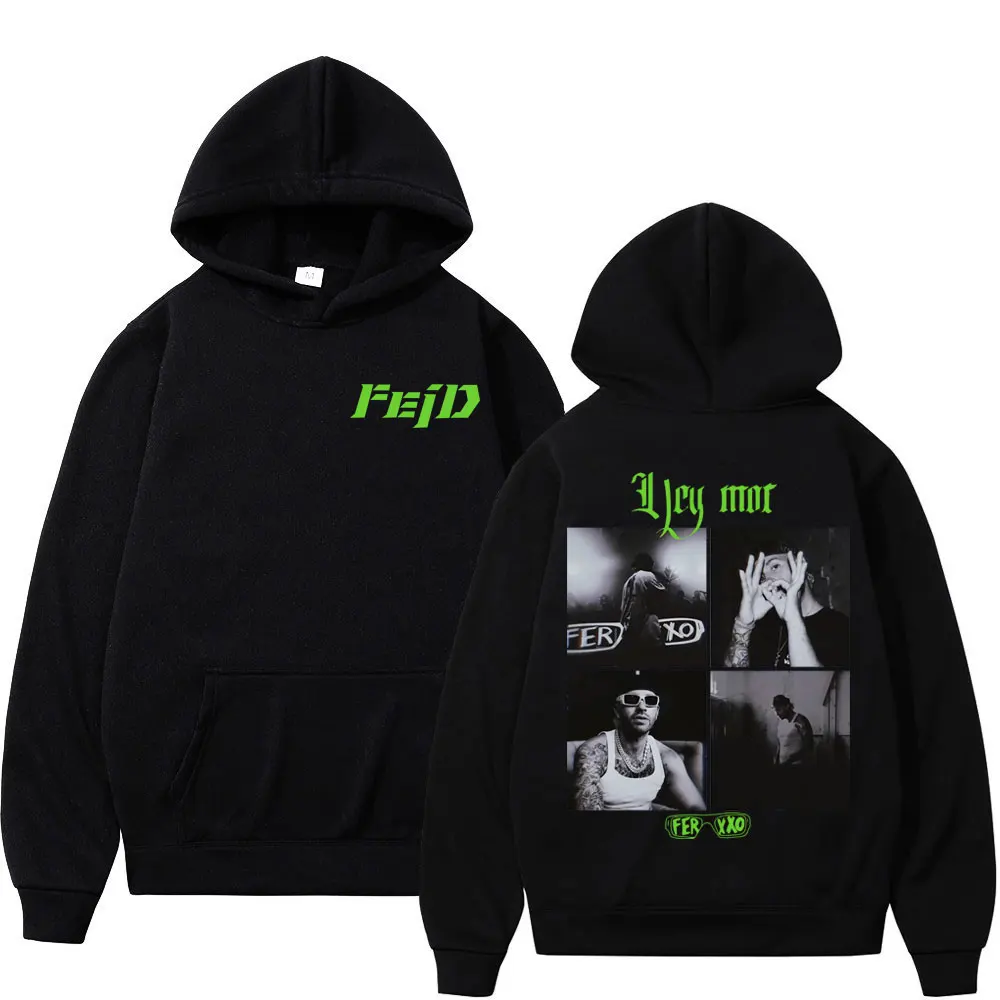 

Rapper Feid Album Ferxxo Tour Print Hoodie Men Women High Quality Fashion Sweatshirts Street Hip Hop Vintage Oversized Hoodies