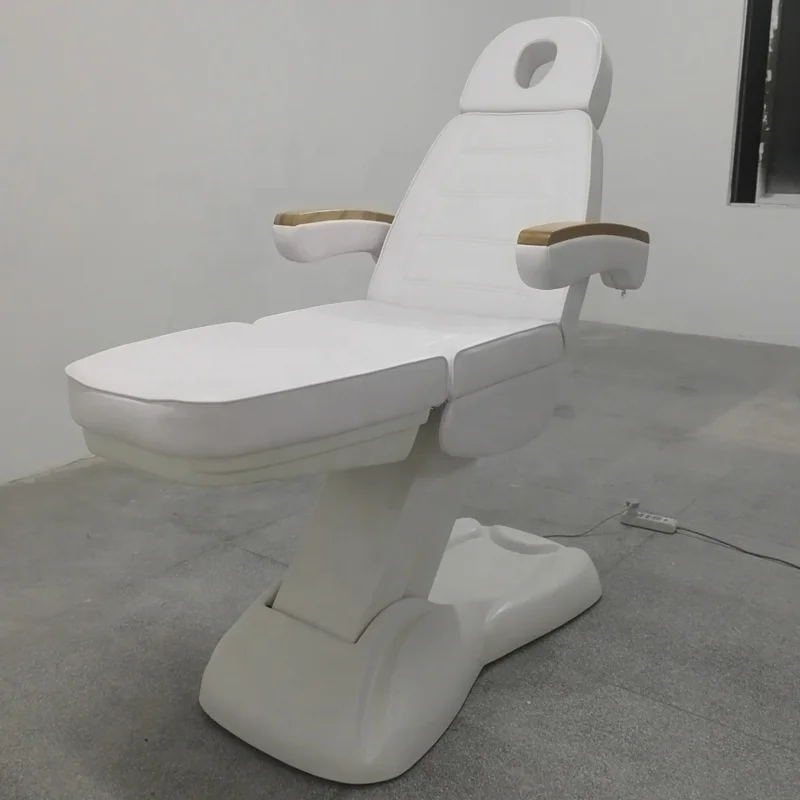 Great Foshan Factory Hot Sale Modern High Quality White Electric Tattoos Beauty Salon Facial Massage Bed With 3/4 Motor