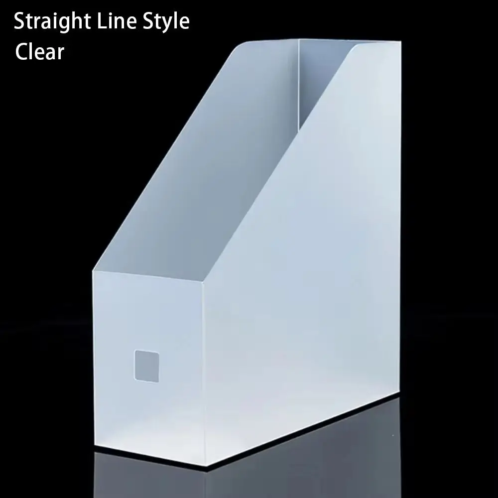 

1Pcs New Document Paper File Storage Rack Stand Shelf Rack Plastic Desktop File Folder Vertical Desk Book Magazine Holder