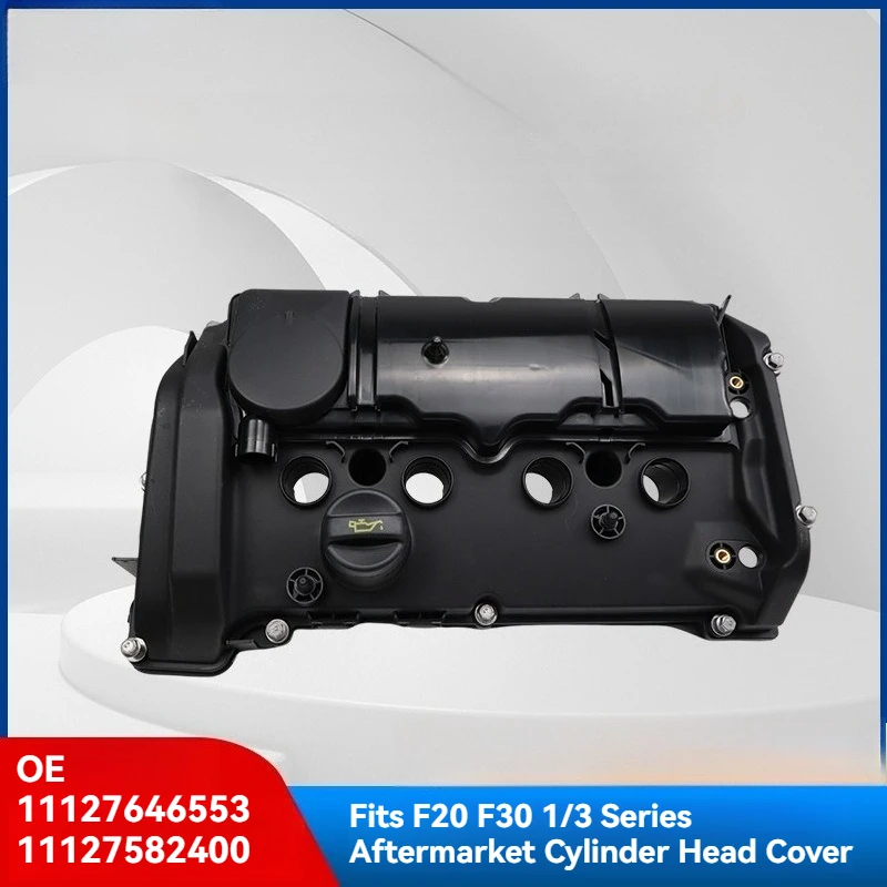 OE11127646553 11127582400 Engine Valve Cover Compatible with N13 Engine, Fits F20 F30 1/3 Series Aftermarket Cylinder Head Cover
