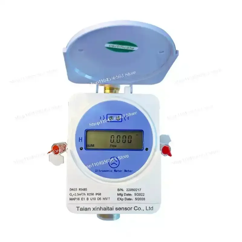 DN15-DN40 Digital Ultrasonic Water Meters, Multi-Data Interface, Precision Measurement for Household & Industrial Use