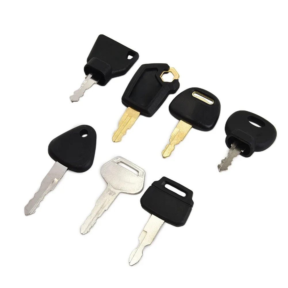 7PC CONSTRUCTION MACHINE KEYS 14607 5P8500 K250 H800 For JCB For Volvo Tractor Description: Condition: Brand New Quantity: 7 Col