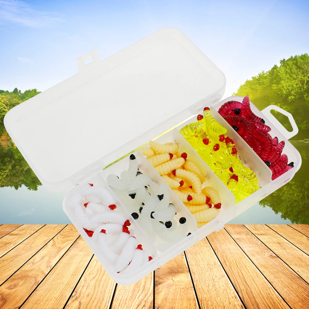 PVC Artificial Wobbler Soft Bait Luminous 2cm 0.4g Fishing Bait Lure for Ocean Beach Gear Mixed Supplies Accessories Set