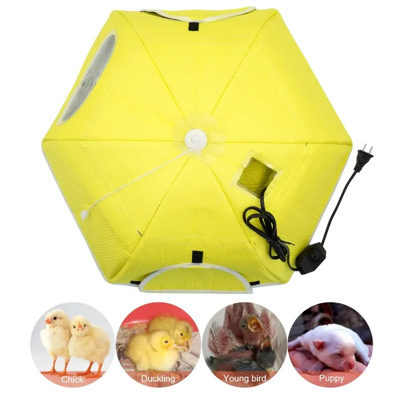 ZHAYA  Electric Chick Brooder Heating Cover Chick Cage Heater Chicken Warmer Easy To Install Convenient Time-saving 110V/220V