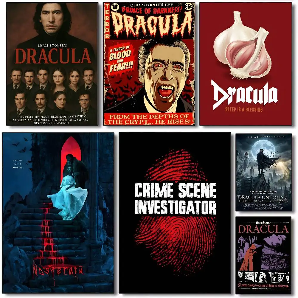 Horror Vampire Movie Dracula LOVE1992 poster Art HD canvas advanced aesthetic Printing Paper Wall Art for Living Room Home Decor
