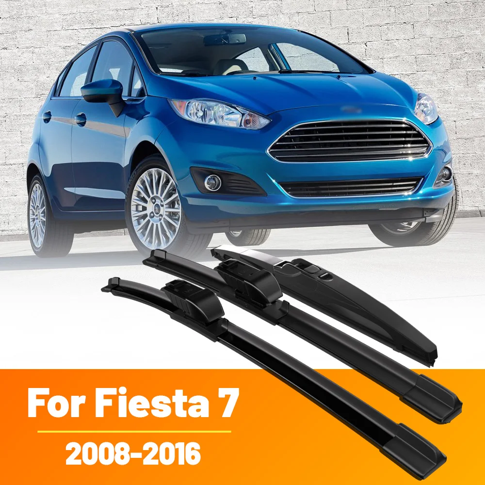 Für Ford Fiesta 7 2008-2016 2009 2010 2011 2012 Wischer Vorne und Hinten Wischerblätter Windschutzscheibe Windschutz Fenster Pinsel 26 "+ 15" + 12"
