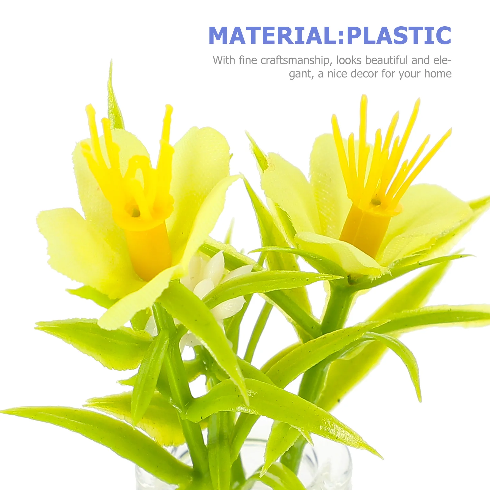 قسط صغير بوعاء النبات ديكور محاكاة بونساي للمنزل المصغر البستنة المشهد سطح المكتب زخرفة محسن مساحة المعيشة #2