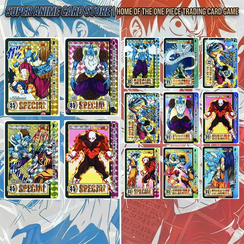 Diy Color Flash Cards Anime Dragon Ball Son Goku Vegeta Iv Android 18 Trunks Frieza Broli Vegetto Majin Buu Collection Cards
