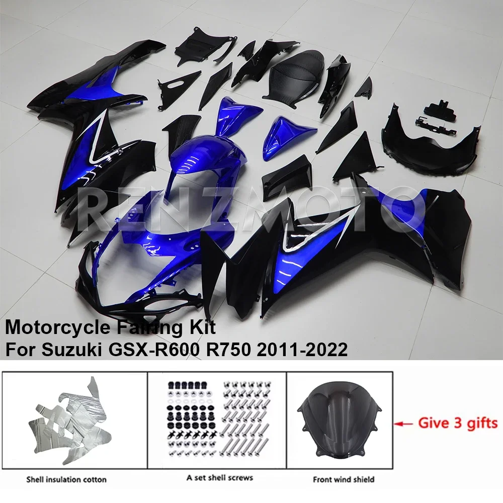 For SUZUKI GSX-R600 R750 2011-2022 Fairing R/Z XR2204 Motorcycle Set Body Kit Decoration Plastic Guard Plate Accessories Shell