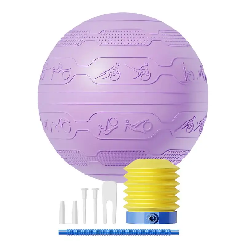 

Fitness Ball Inflatable Yoga Balls For Exercise Multi-purpose Home Workout Equipment Heavy Duty Exercising Accessories For Gym