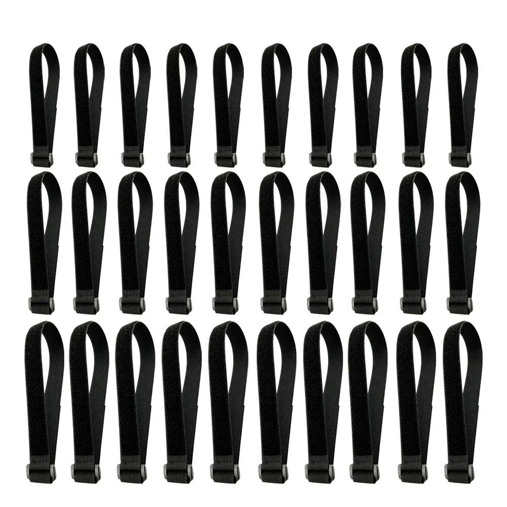 

15Pcs Cable Ties with Marker Labels Heavy Duty Nylon Wire Ties for Guitar Computer Cables Organization Black