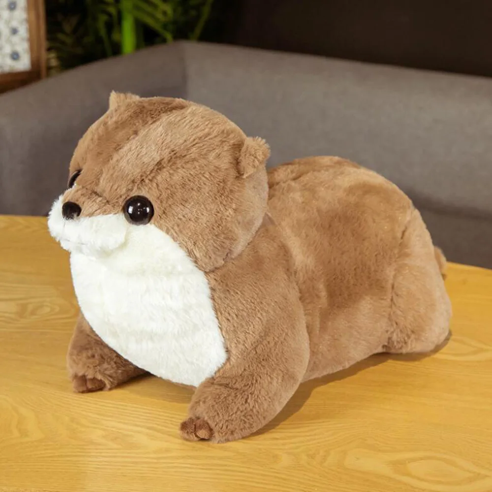 

Lovely Prone Otter Stuffed Children Plush Toy For Children Birthday Gift