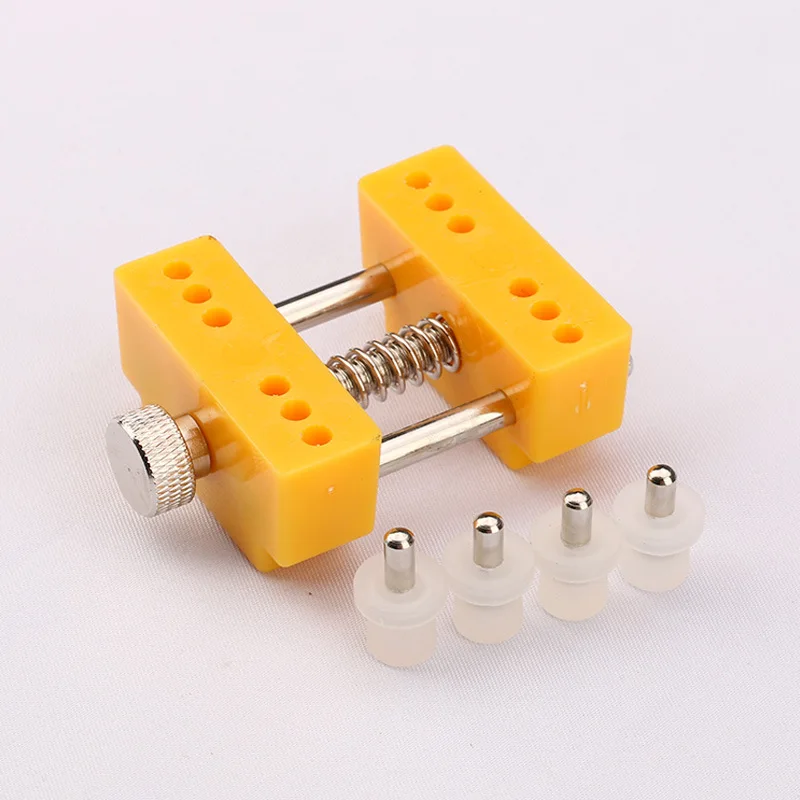 1 قطعة حامل ساعة قابل للتعديل مزيل ساعة حركة حامل قاعدة الطلب المثبت ساعة أداة إصلاح لصانع الساعات