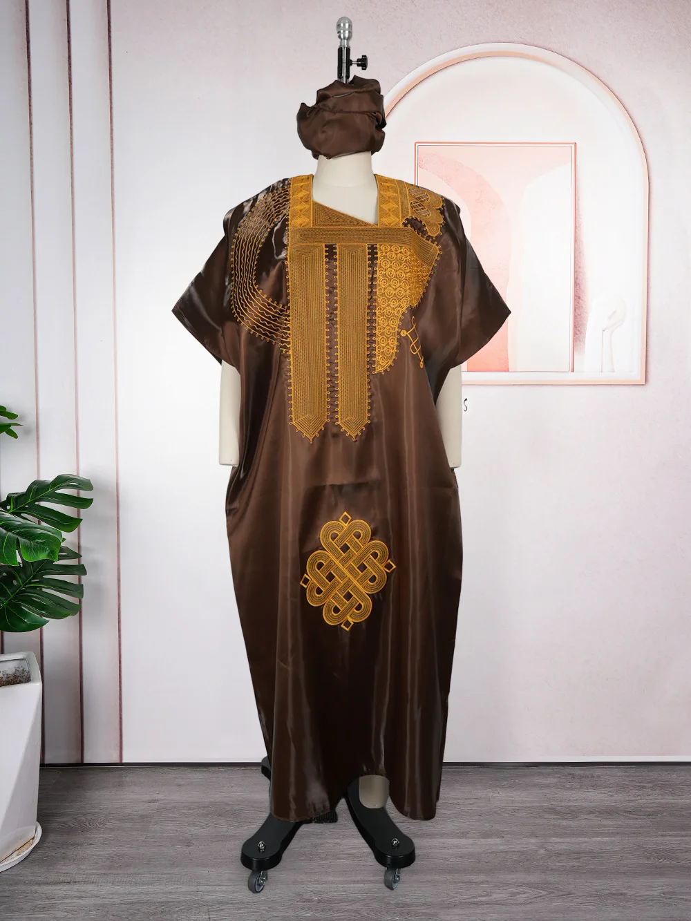Abayas African Dresses for Women Traditional Africa Clothing Dashiki Ankara Embroidery Gown Robe Muslim Kaftan Maxi Long Dress