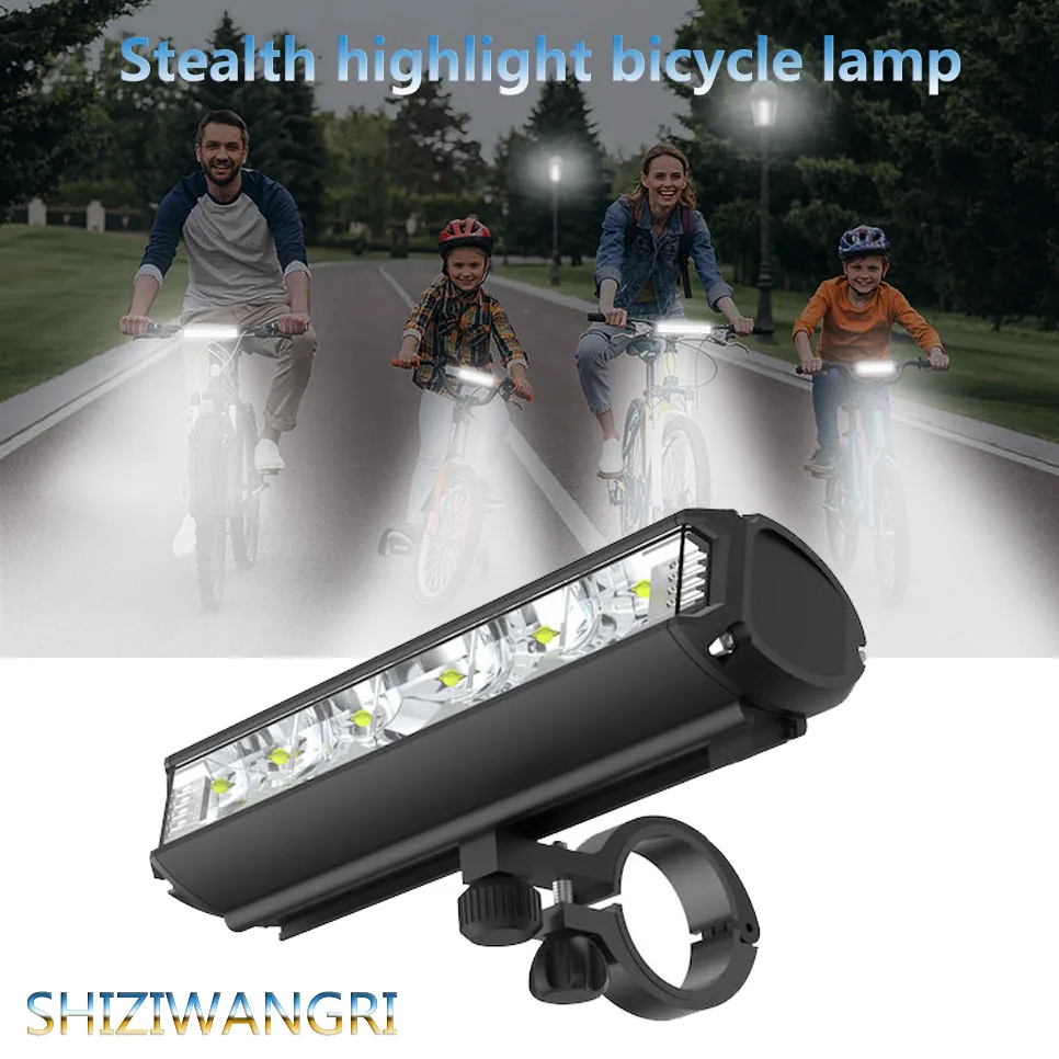 5200LM 8000mAh Bike Light Rainproof USB Rechargeable LED Bicycle Light Super Bright Flashlight for 5*P90 Cycling Front