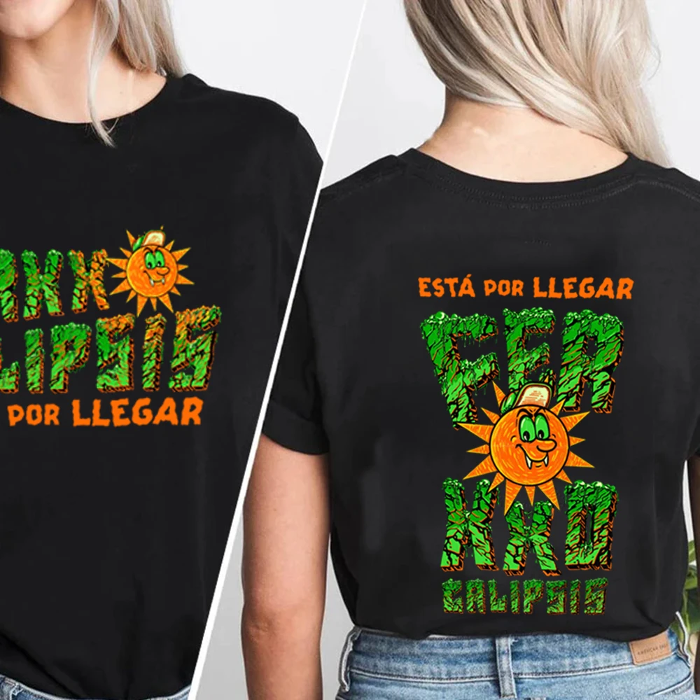 Ferxxo Tshirt Feid Ferrxxo Calipsis Nitro Monster 2024 Tour Shirt Ferxxocalipsis camicia maschile e femminile