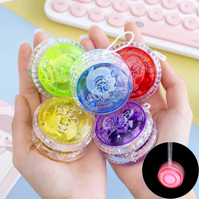 

1PCS NEW Creative Glow LED Flashing YoYo Ball Classic Children Clutch Mechanism Magic Yo-Yo Toys For Kids Toy Party Fashion Toy