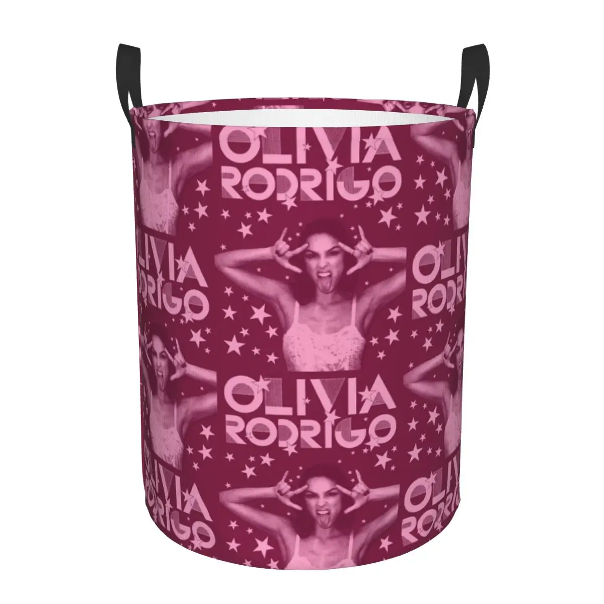 Custom Vampire GUST Sour O-Olivias R-Rodrigos Laundry Basket Foldable Large Capacity Clothing Storage Bin Hot Singer Baby Hamper