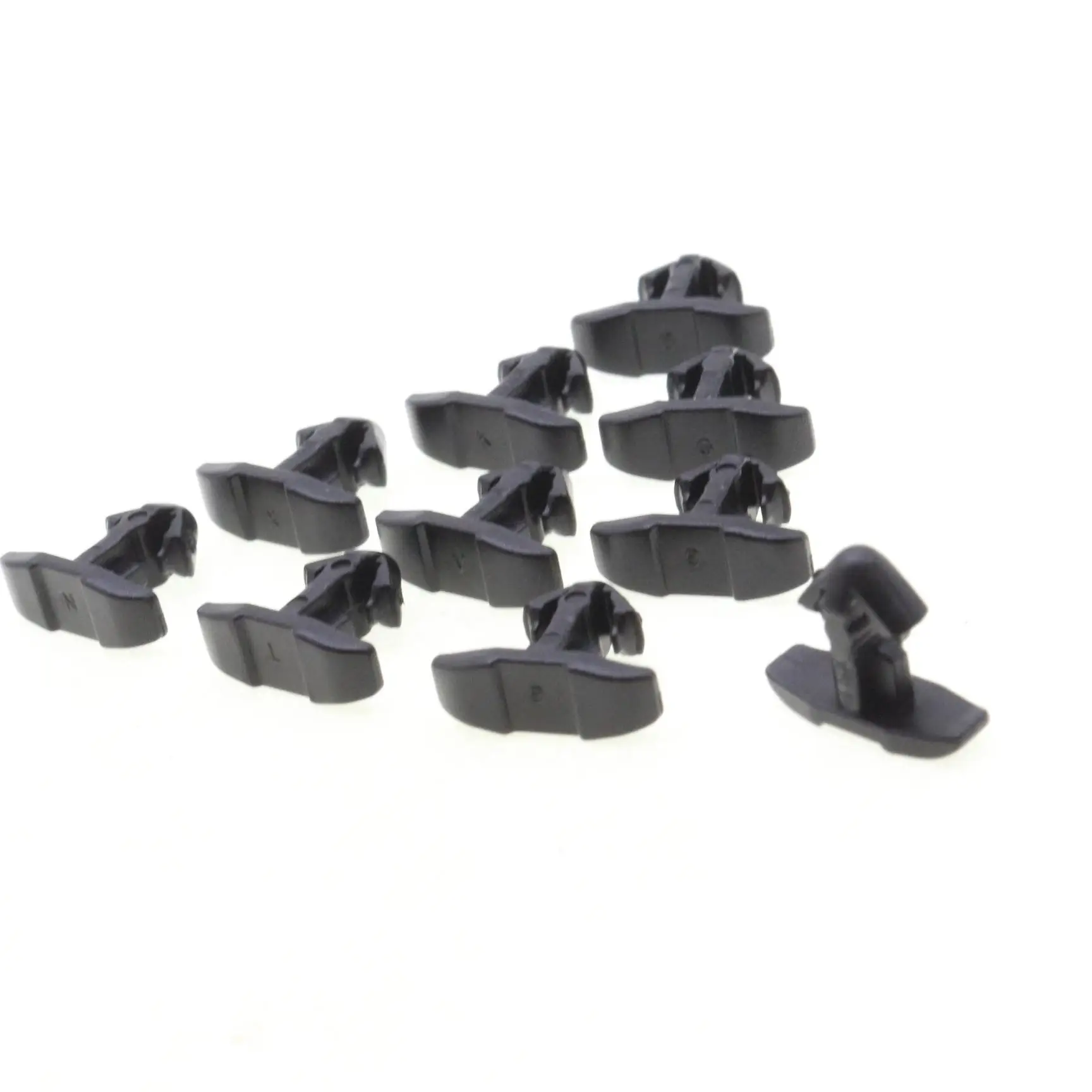 

10pcs Hood Seal Retainer Clips For Toyota Land Cruiser Lexus LX570 GS350 ES300h Black Nylon Push Type Fastener 65487-60010