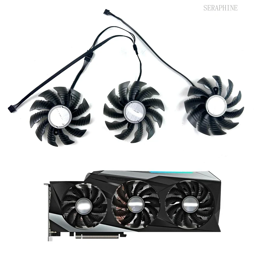 NEW Cooling Fan 82MM 87MM T128015SU T129215SU for Gigabyte GeForce RTX 3080 3070Ti 3080Ti 3090 EAGLE GAMING Card Video Fans