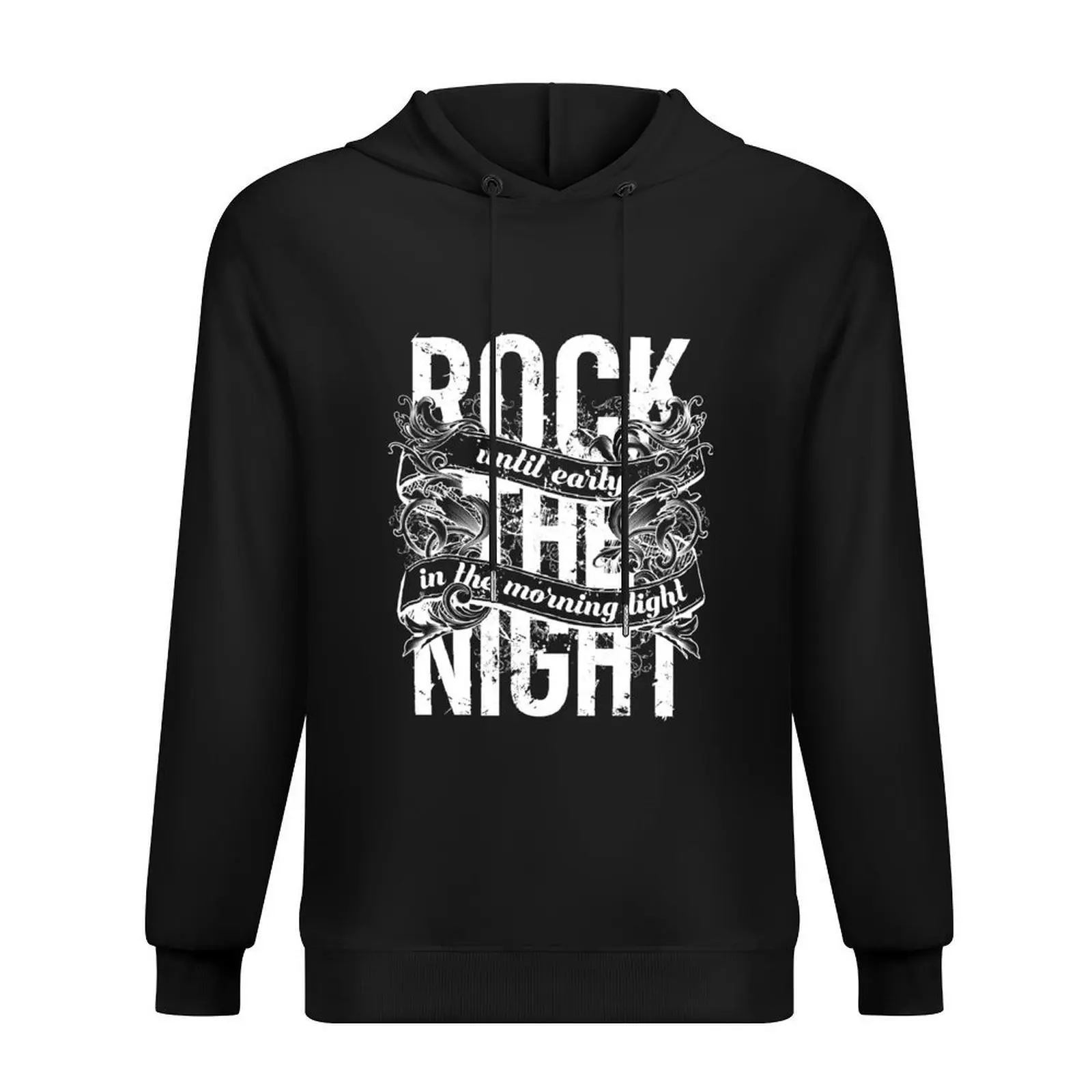 

Rock the Night Hoodie men's winter sweater hooded shirt men clothing graphic t shirts men oversized hoodie