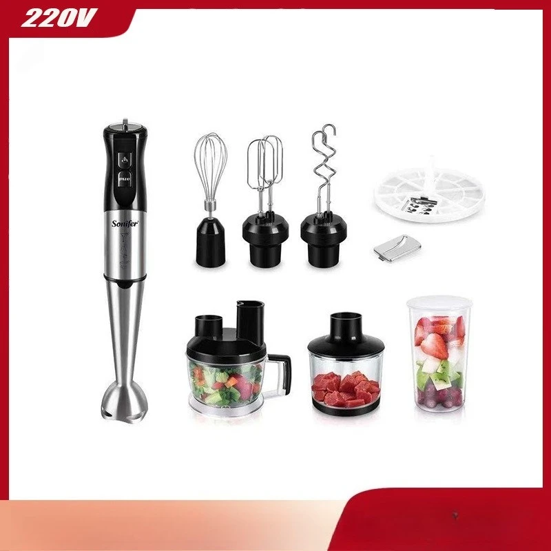 Cross-border Household Handheld 10-in-1 Electric Multi-functional Cooking Stick Cooking Machine Mixer Stirring Stick Grinder