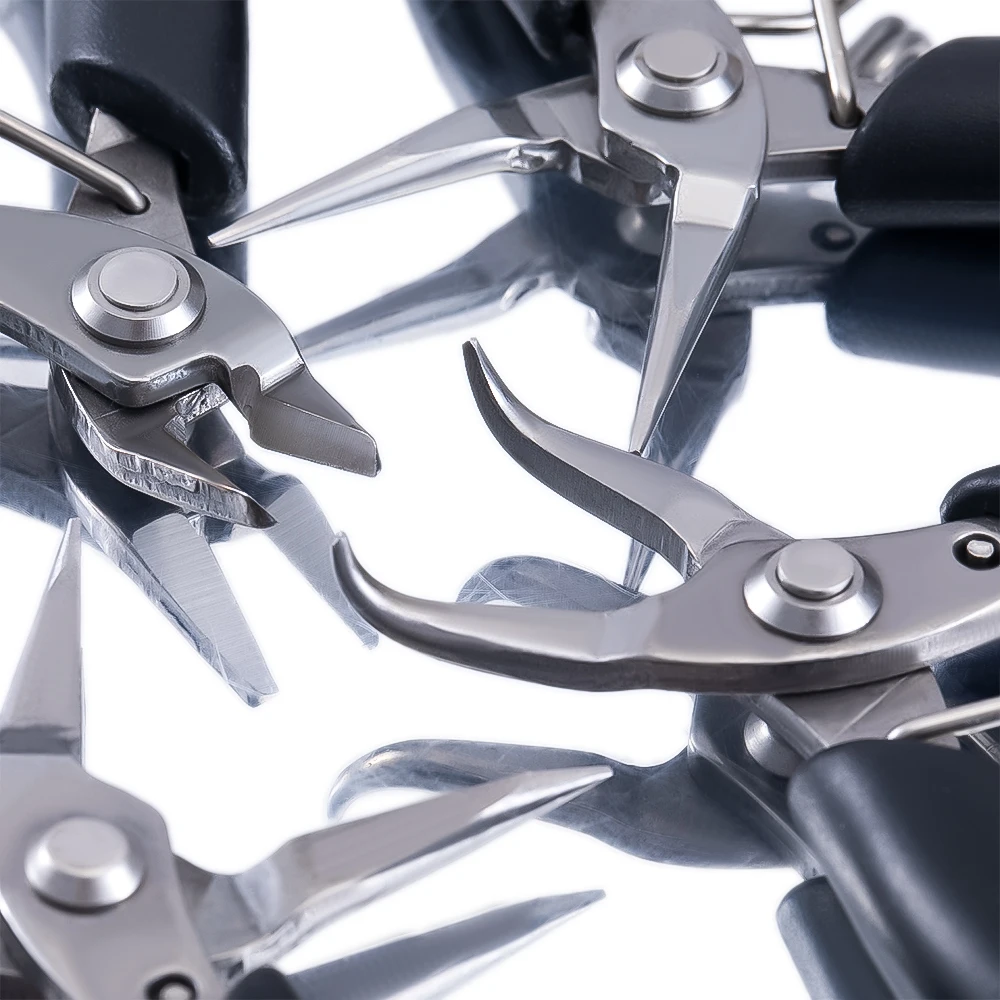 1PC Wire Looping Plier Jewelry Pliers Set Carbon Steel Cutting Pliers Chain-Nose Pliers Round Nose Plier Jewelry DIY Making Tool