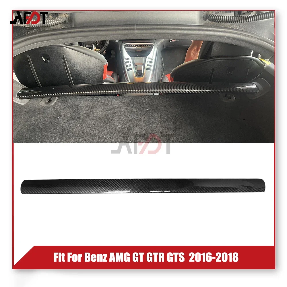 

Задняя перекладина из углеродного волокна, накладка на заднюю стойку, аксессуары для салона автомобиля для Mercedes Benz AMG GT GTR GTS C190 R190 2015-2018