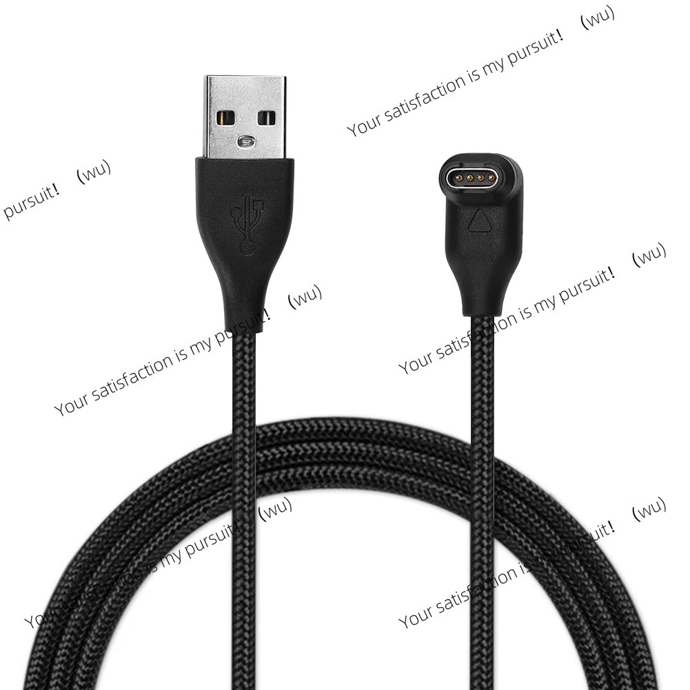 USB male charging cable, smart watch accessories 1m data transfer charger for Garmin Fenix 7/7S/7X/6/6S