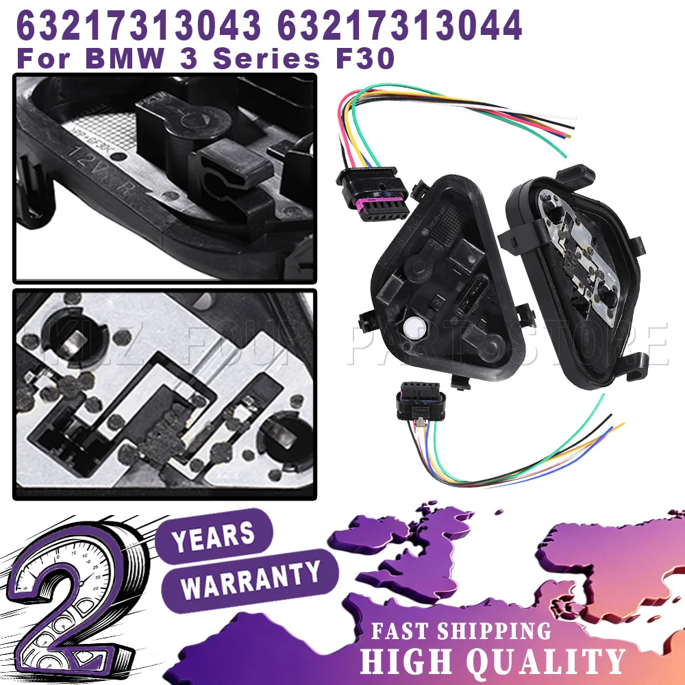 For BMW 3 Series F30 New Rear Light Bulb Holder Socket with Circuit Board connector Plug Easy Installation car accessories