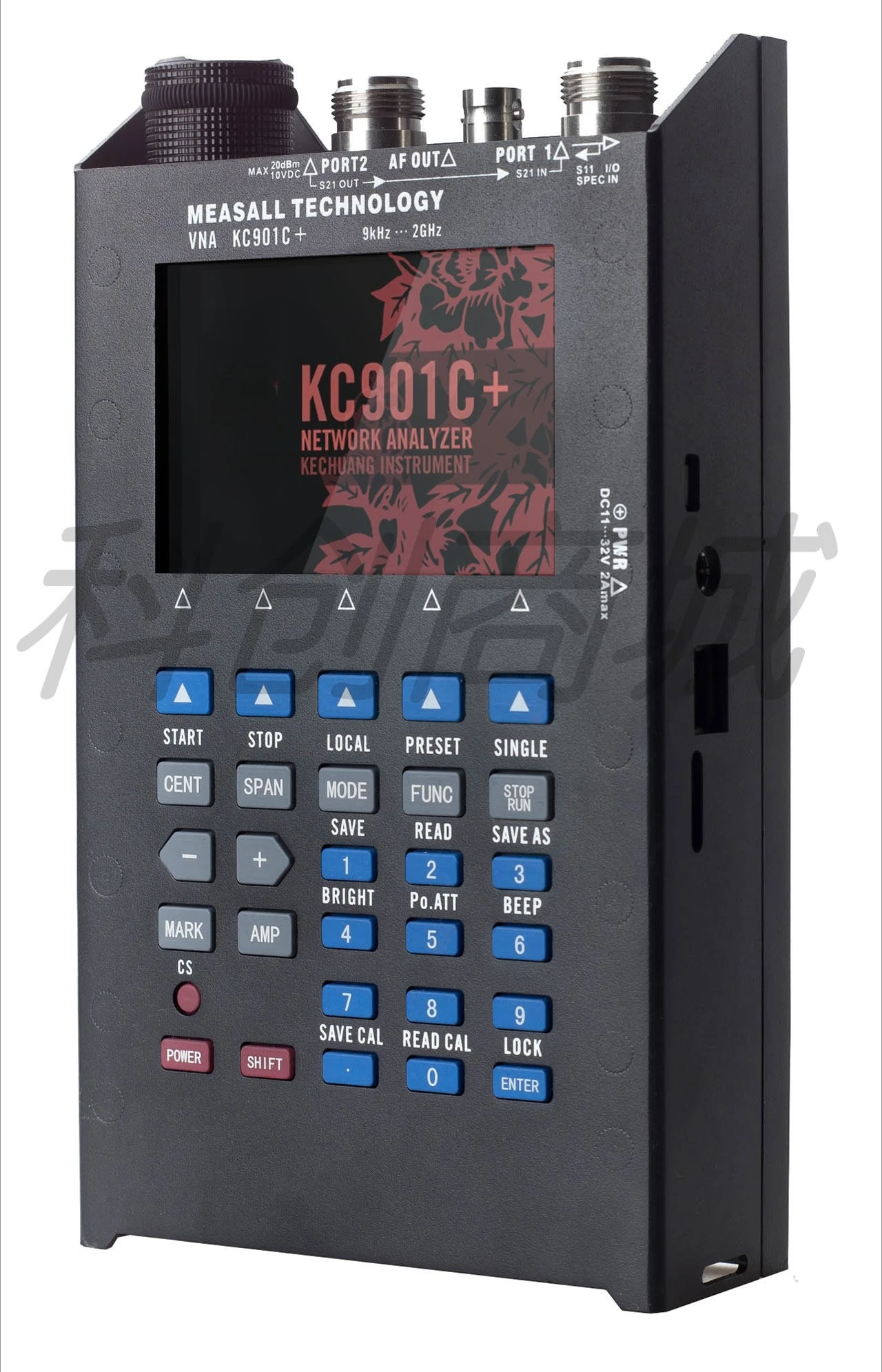 KC901C + Antenna Feeder Analyzer Network Tester Signal Source Field Strength Meter Spectrum Sweep Fault Location 2G