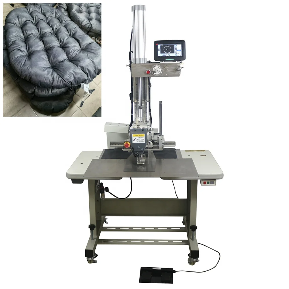 Automatic Computerized Programmable Single Needle Flat-Bed Motor Cushion Pillow Tacking Sewing Machine
