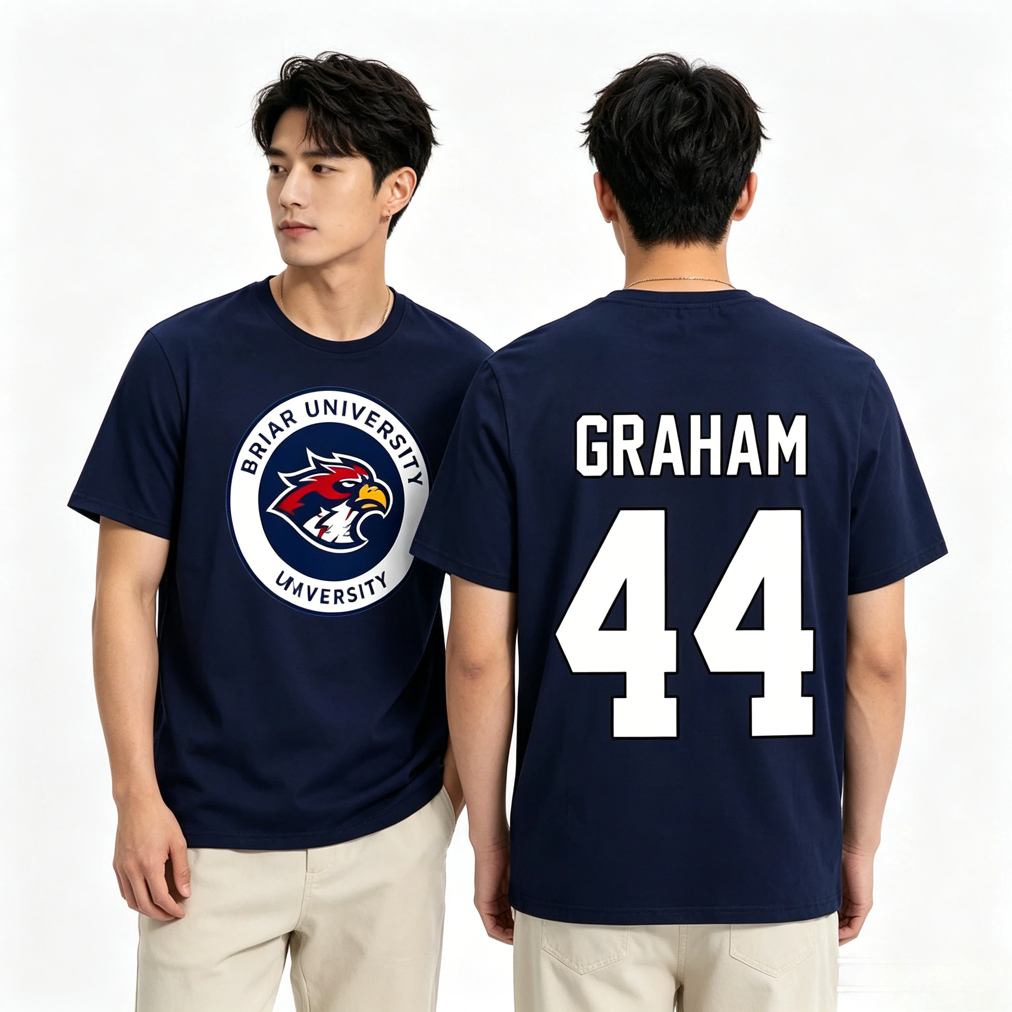 2026 TV Show off campus merch Graham 44 Briar University Hawks tshirt crewneck short sleeve tshirt men/women Hockey Romance tops