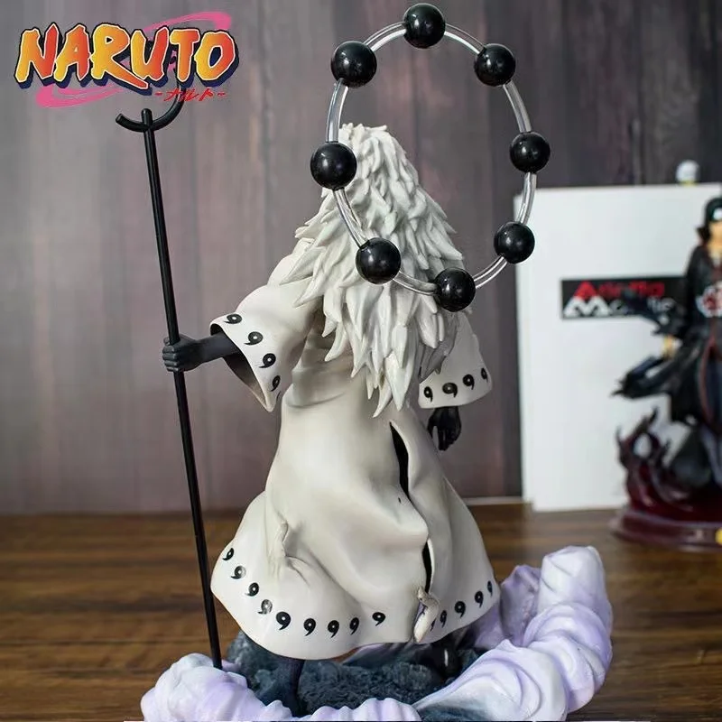 Naruto Anime Figure Model 28cm Uchiha Madara Action Figure PVC Statue Collectible Kids Toys Gift